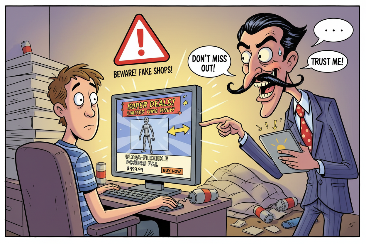 onbetrouwbare sexpop webshop