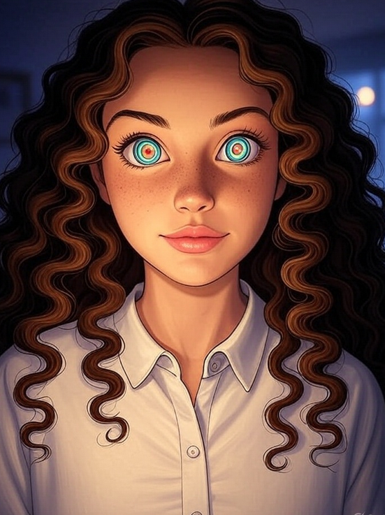 Een vrouw onder seksuele hypnose