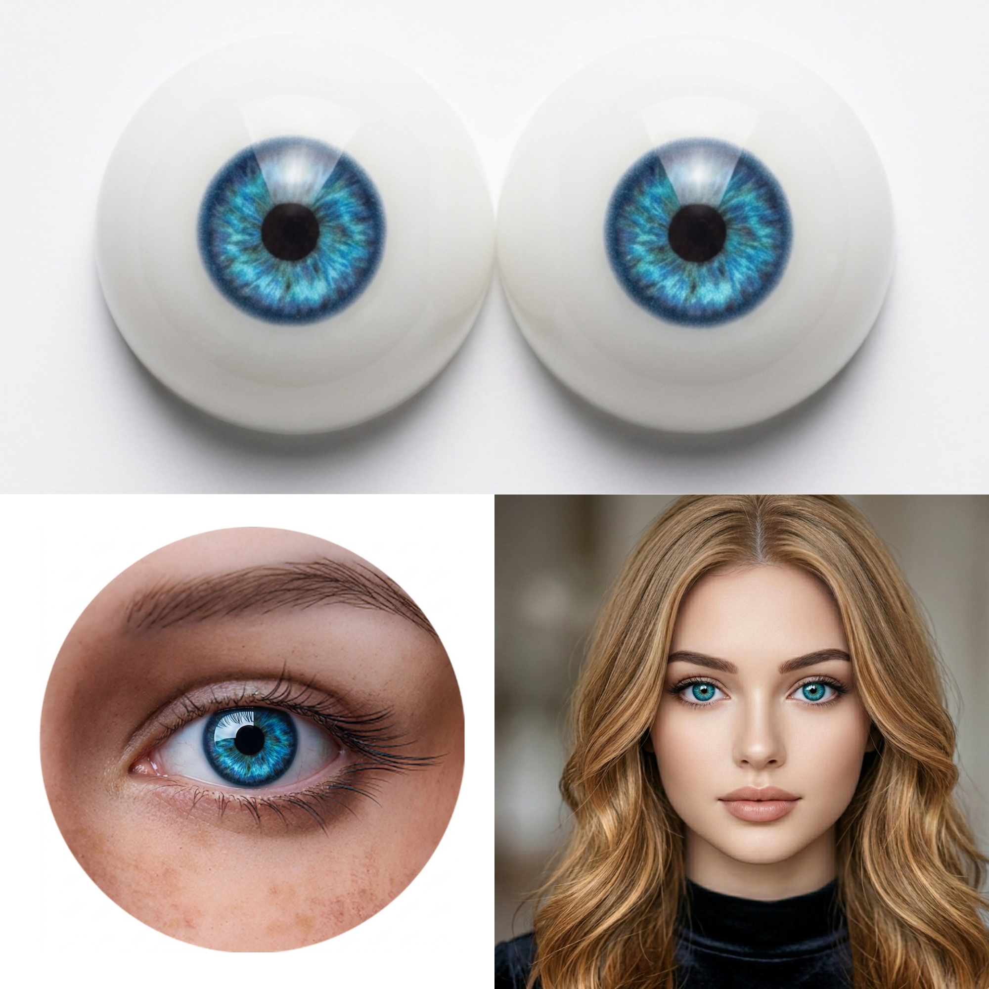 sexpop ogen set blauw met voorbeelden