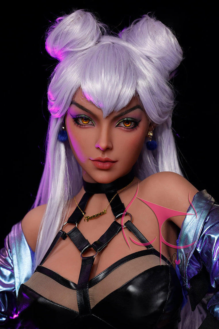 FunWestDoll Lexis face closup fantasy woman real looking TPE doll