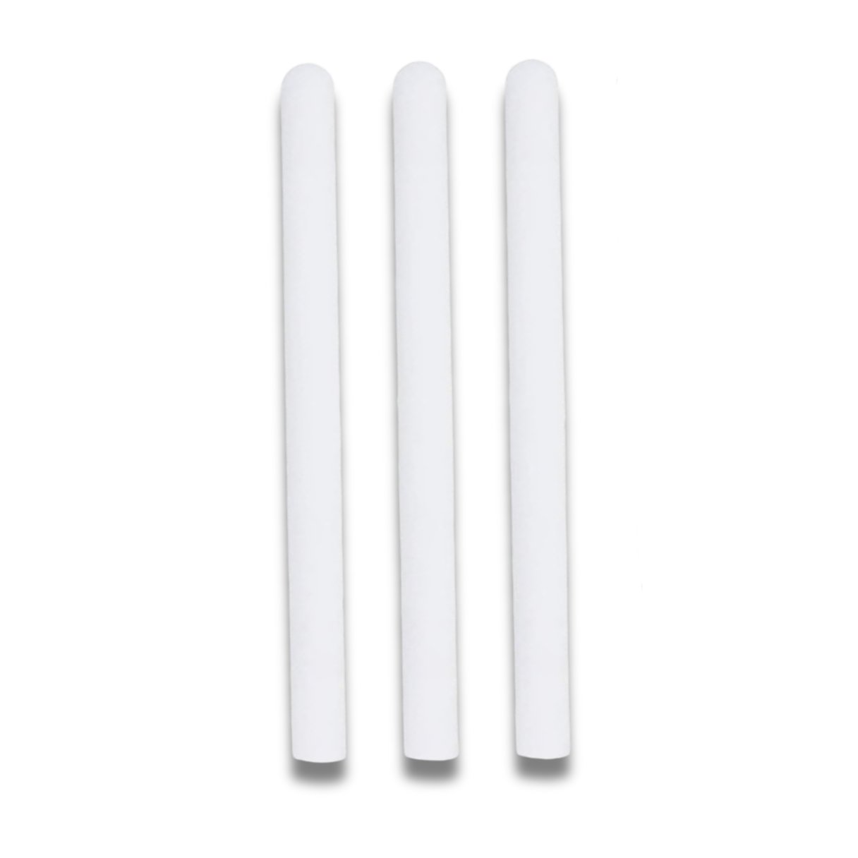 Herbruikbare Droogsticks voor sexpoppen op witte achtergrond