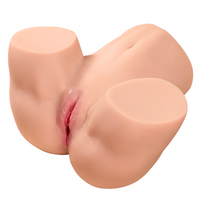 Masturbator Lena ass op witte achtergrond