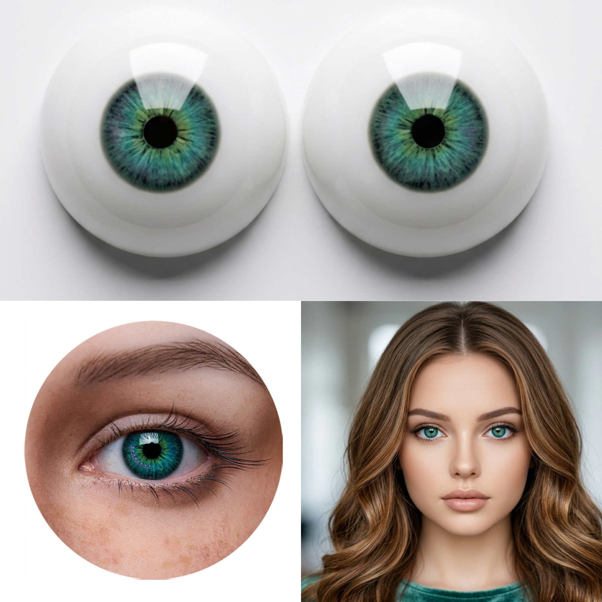 sexpop ogen set groen blauw met voorbeelden