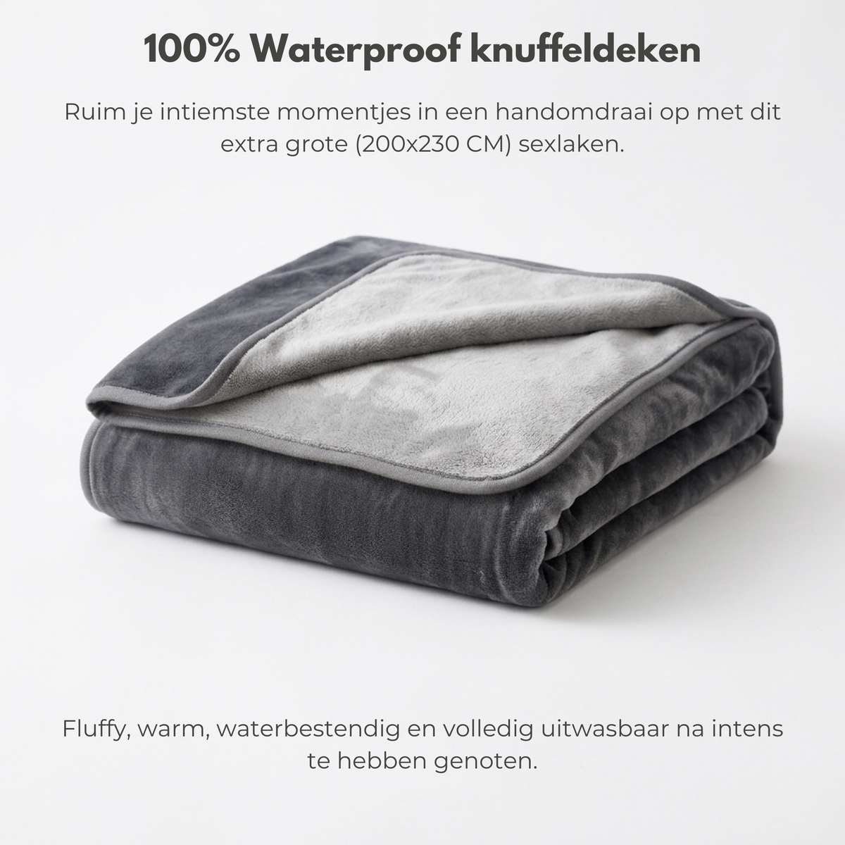 Couverture sexuelle en flanelle - 100 % imperméable