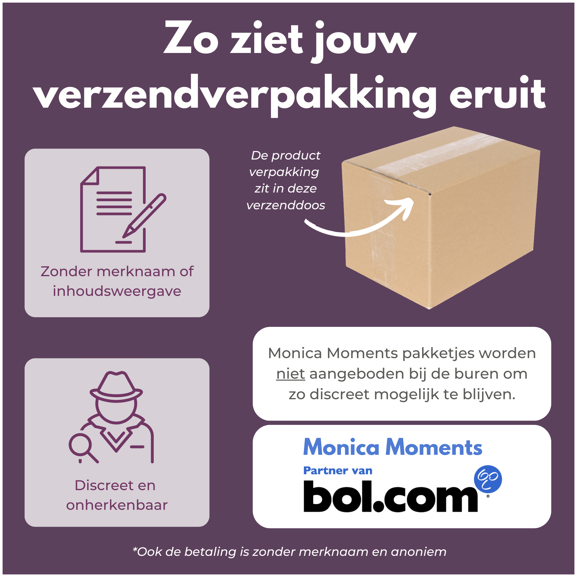 sexpop verzendverpakking discreet