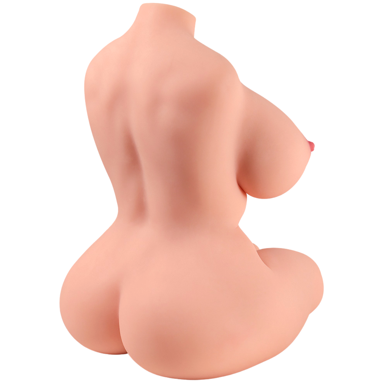 torso sexpop realistisch zijkant achterkant foto op witte achtergrond