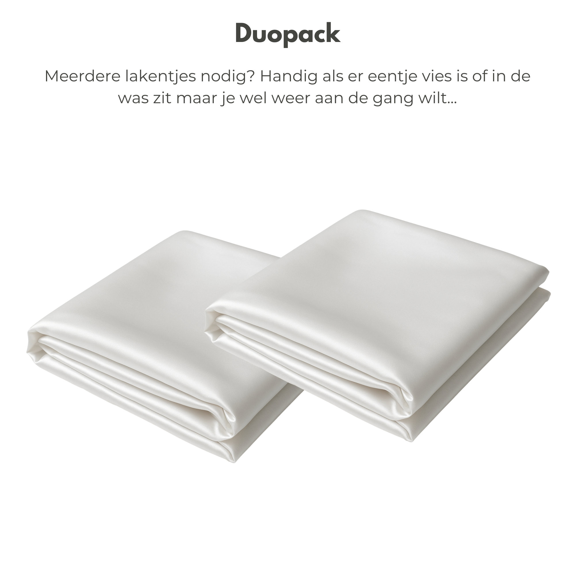 twee satijnen lakens voor sexpoppen