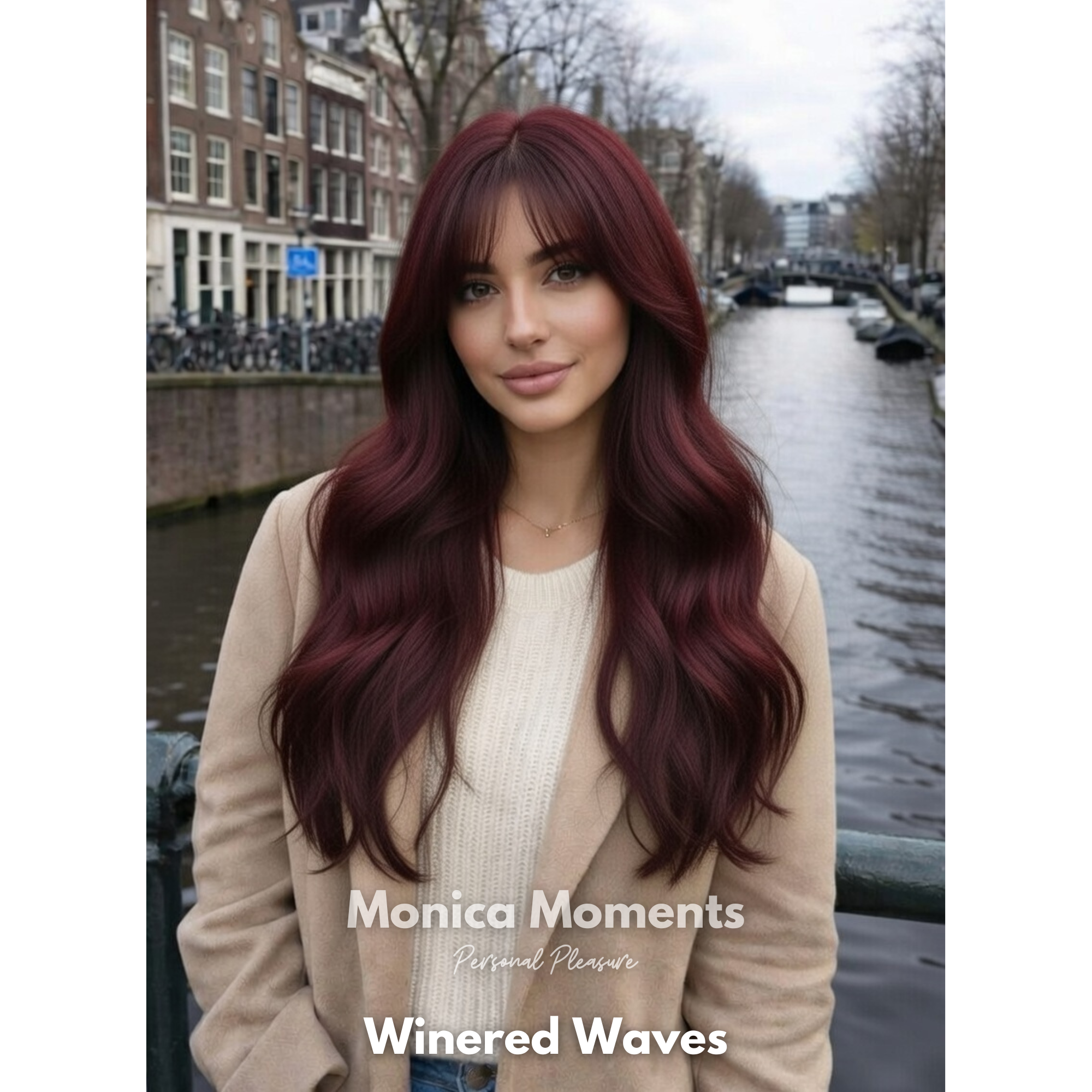 Sexpop pruik - Winered Waves