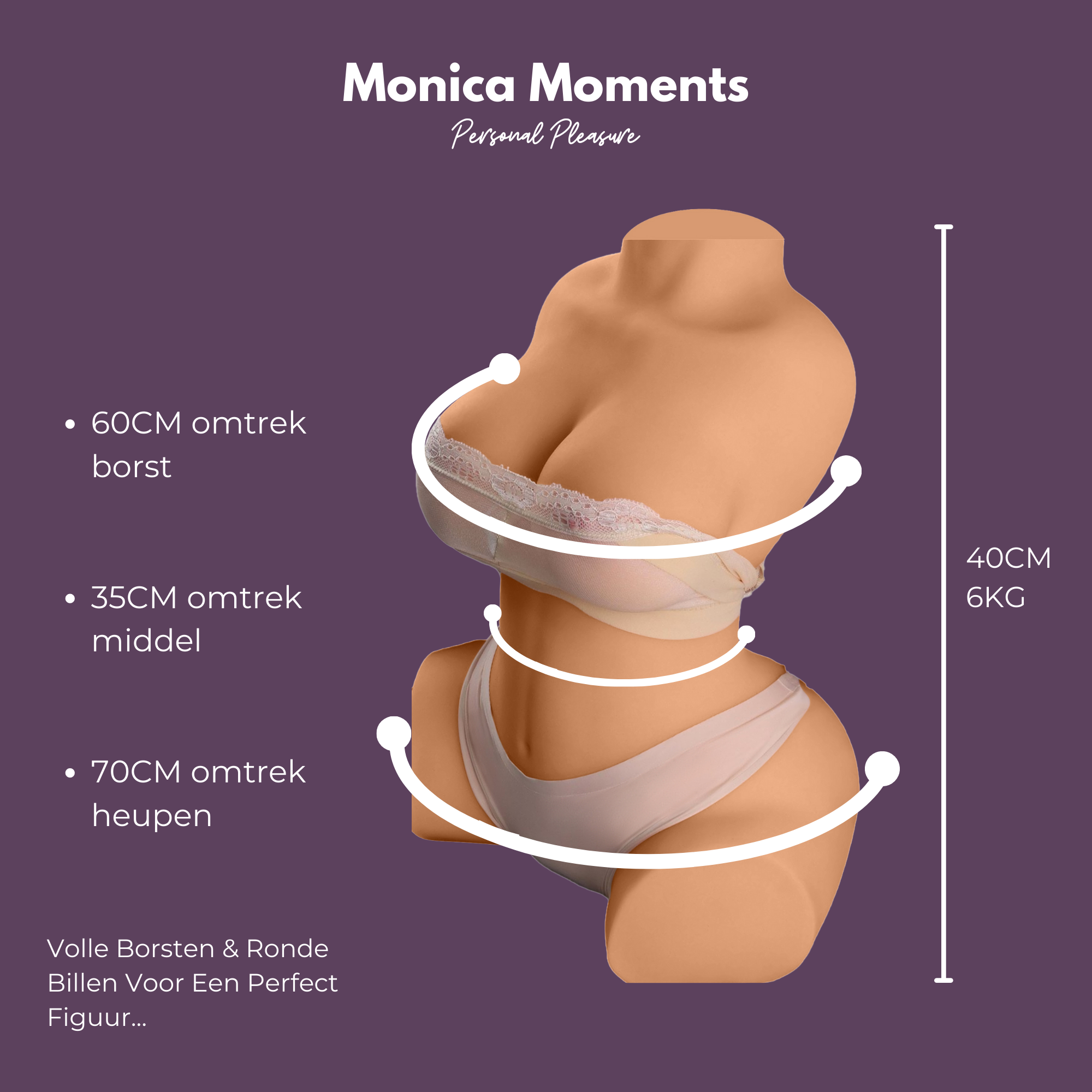 Brazilian Sex Doll Monica - Monica Moments [6KG-40CM]