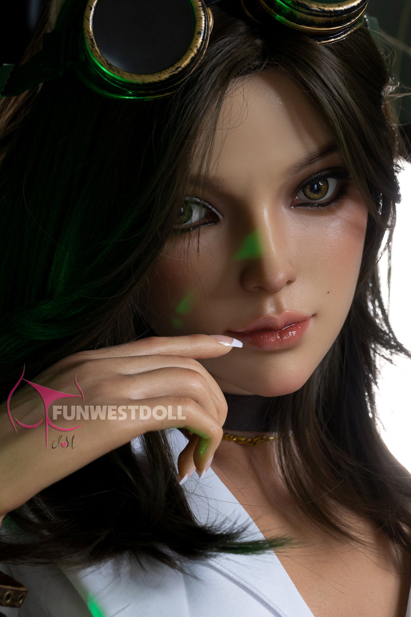 FunWestDoll Lexie face closeup real skin texture