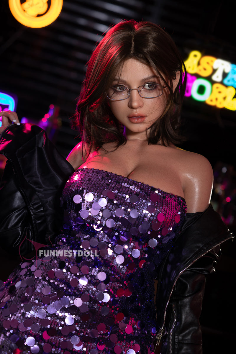 FunWestDoll Lyra sexy party secretary front view