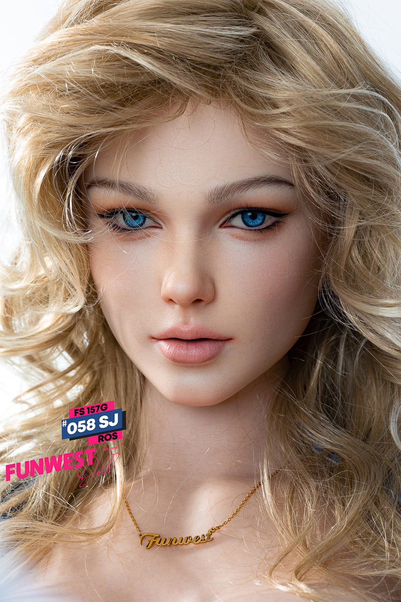 FunWestdoll Eloise face close up blue eyes sexy blonde