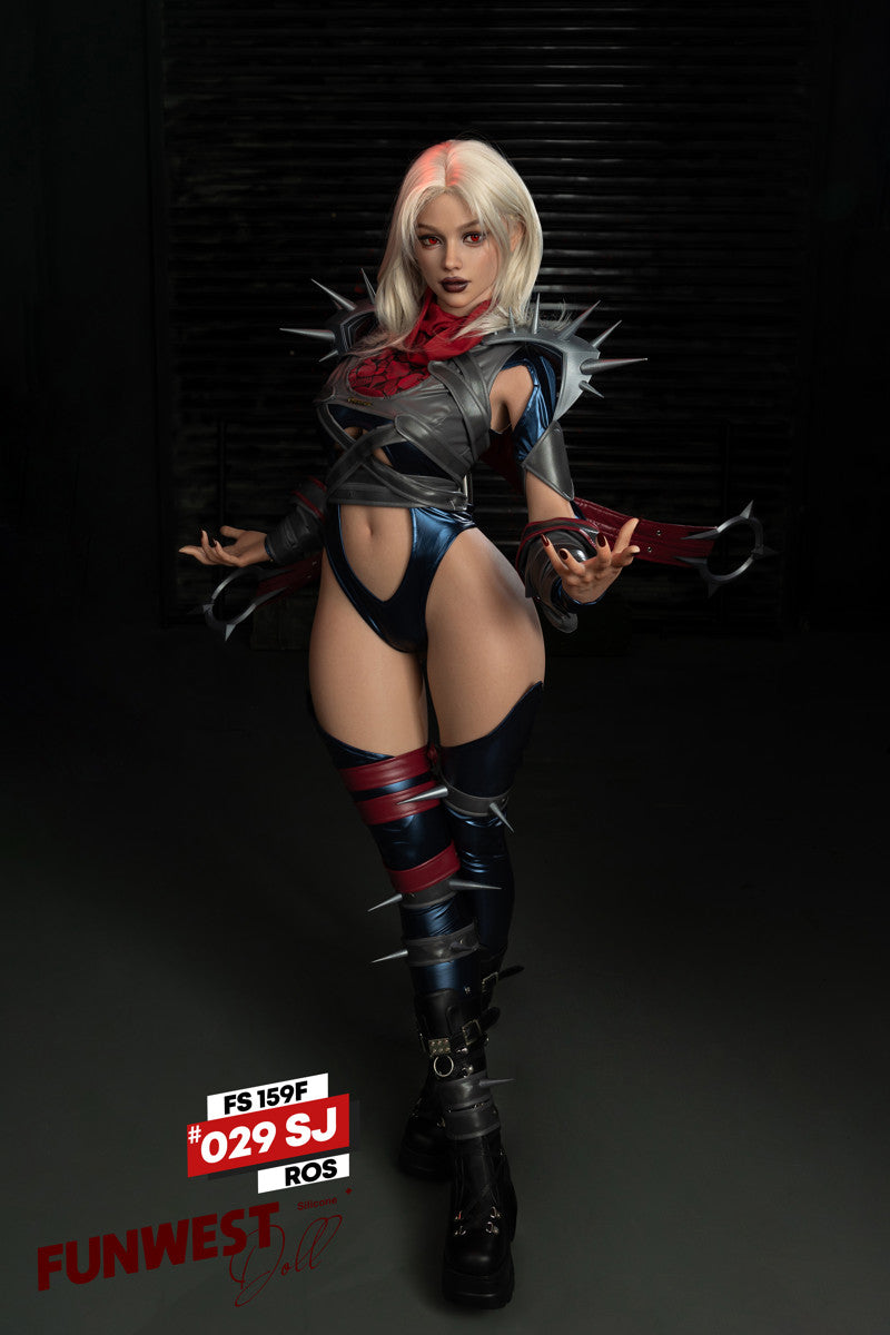 FunWestdoll Soraya full body front view picture latex outfit