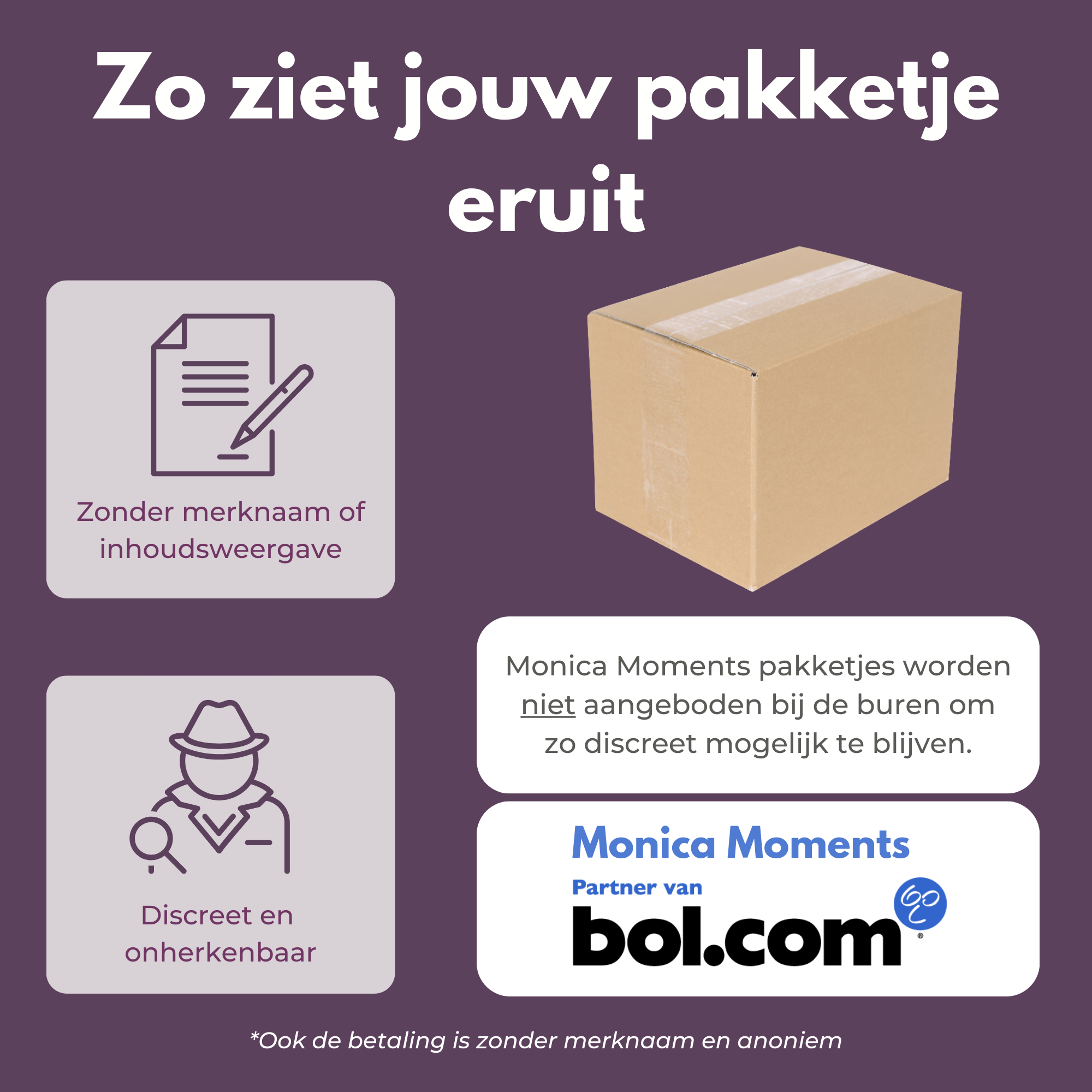 Masturbator Vera verzendverpakking