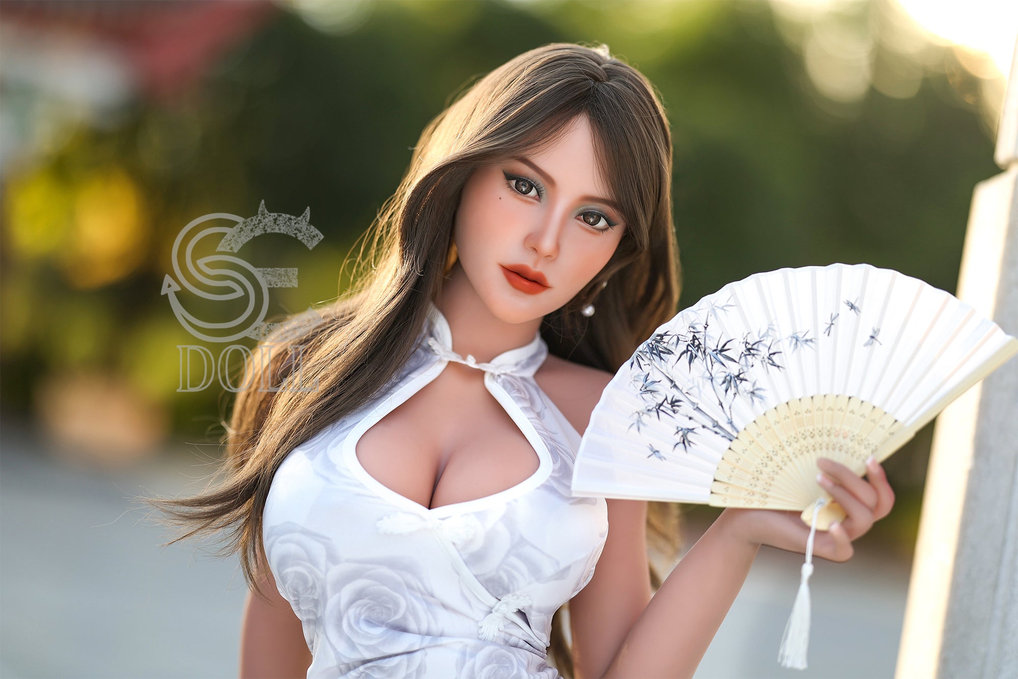 SEDOLL Regina upper body face close up sexy cleavage F-cup