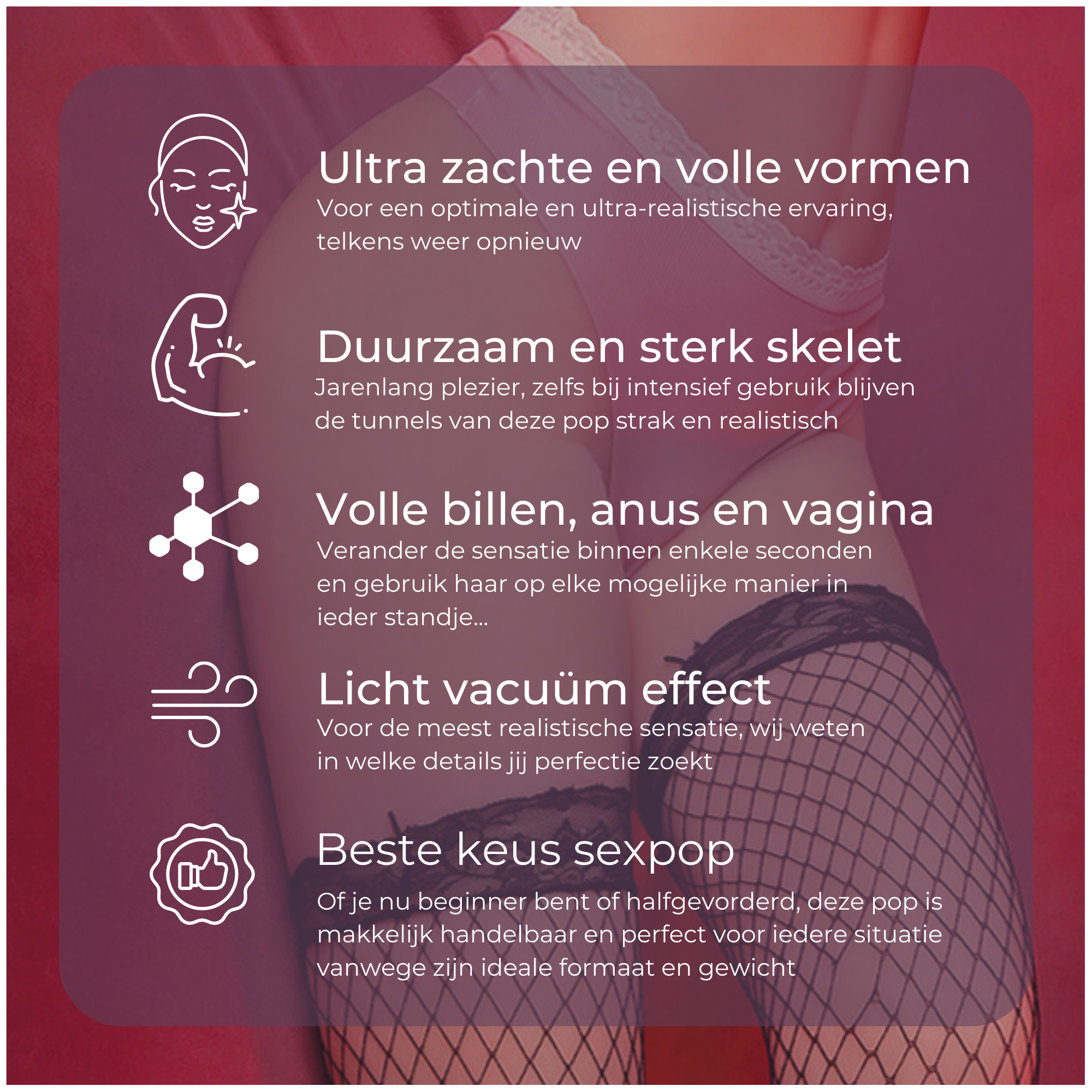 Sex Doll Lola voordelen