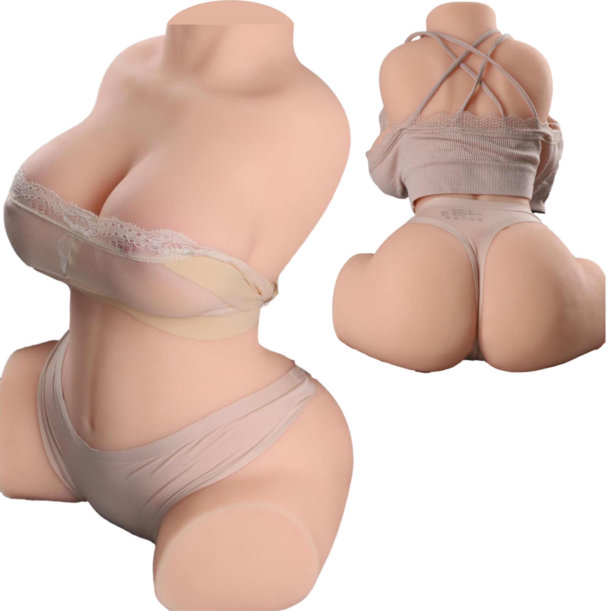 Sexdoll 6KG 40Cm torso zonder hoofd en benen voor en achter