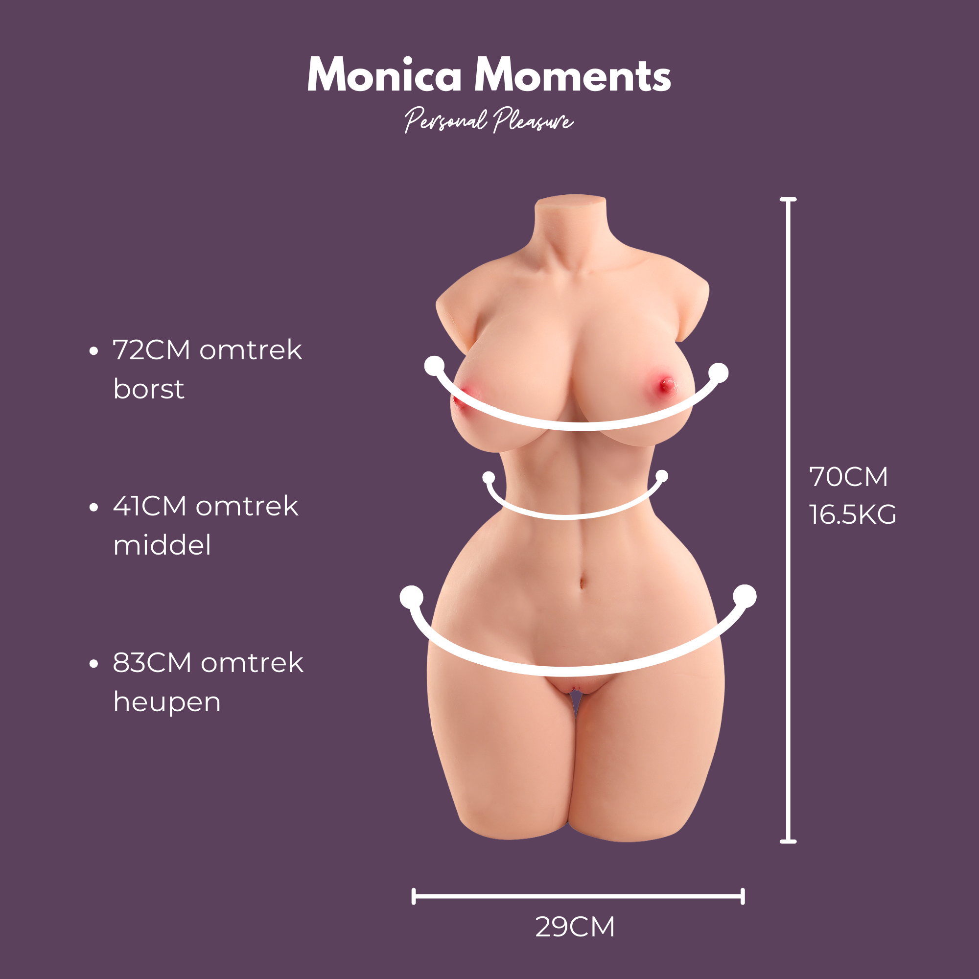 torso sexpop katie afmetingen