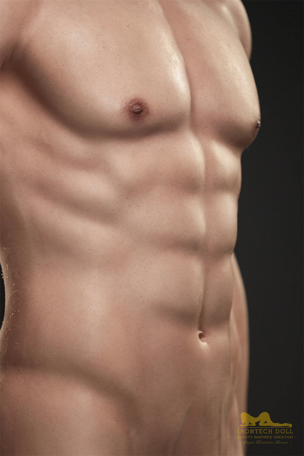 male silicone sex doll kevin by irontech doll fully naked close up abs