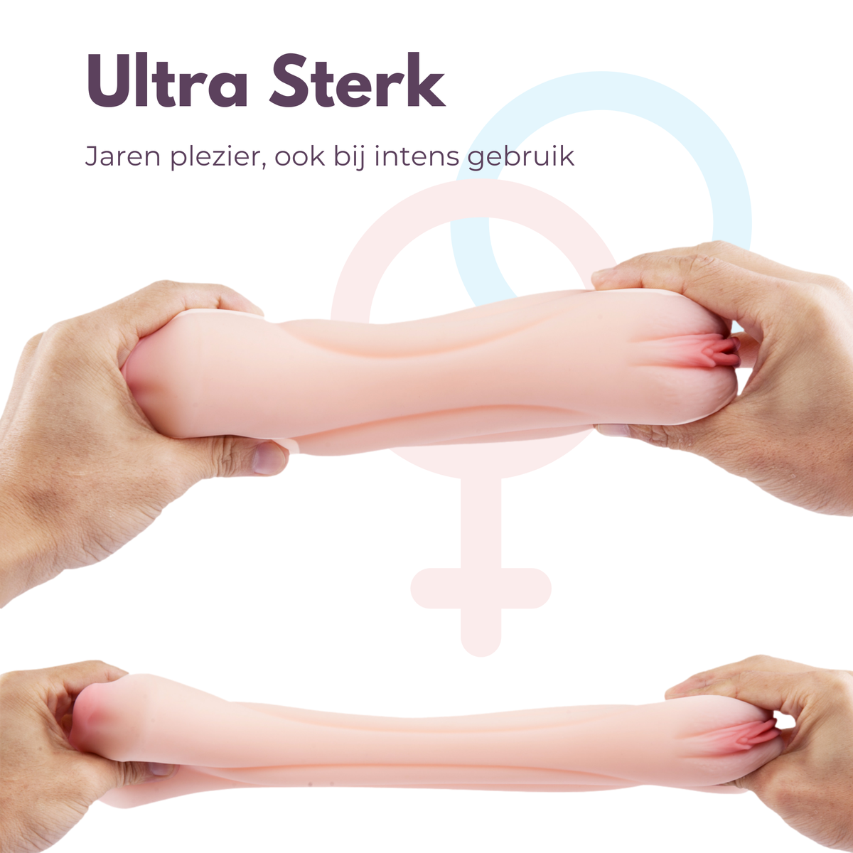 Pocket pussy Penny van 18 centimeter uitgerekt met handen