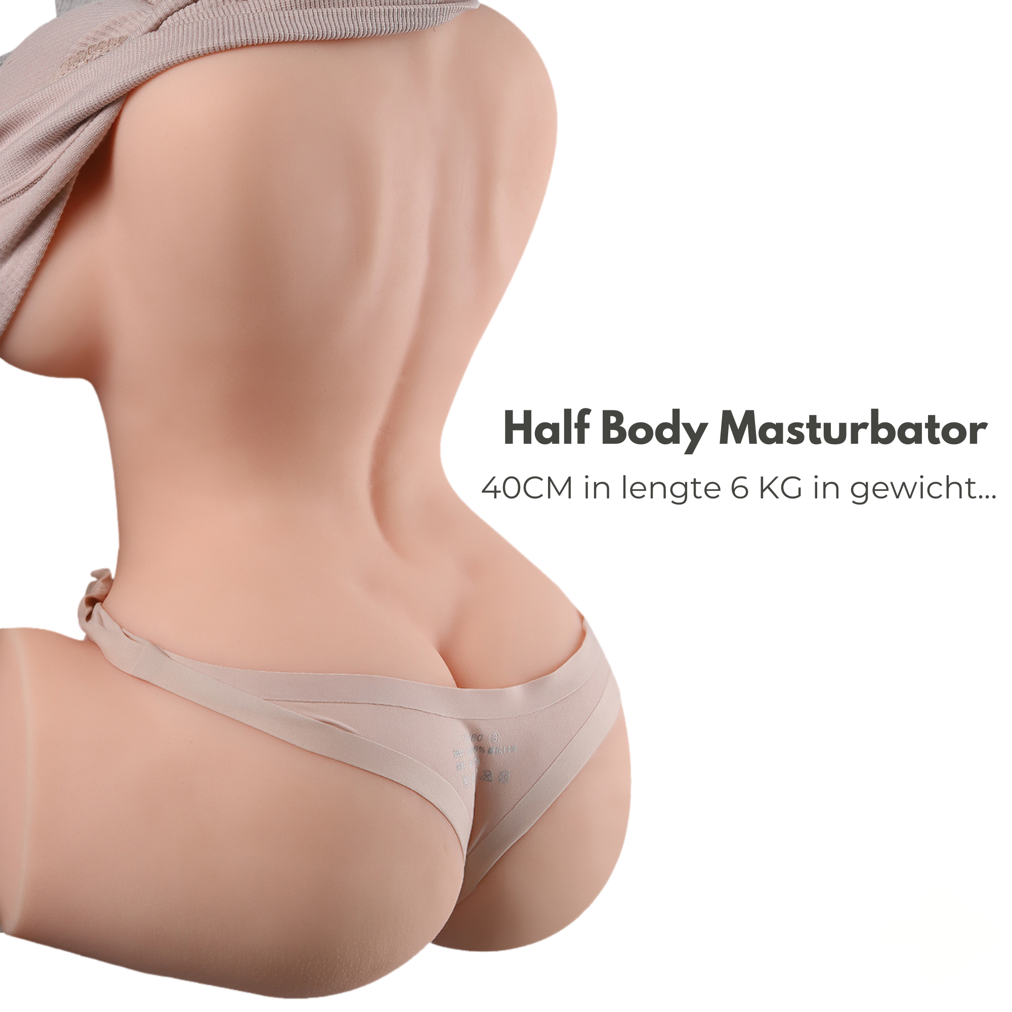 sexpop back shot half body masturbator